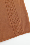 SWAYING/KNIT seamless round hem long skirt SW24SS3B23 clay color PS82